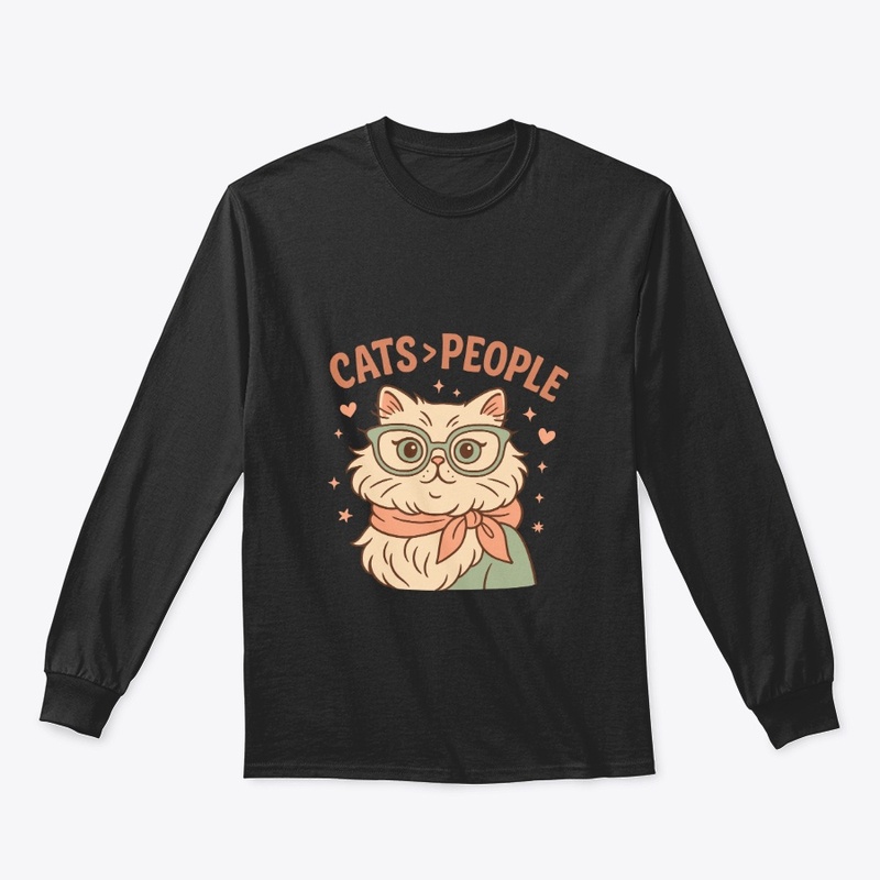 Retro Nerdy Cat – Cats Over People