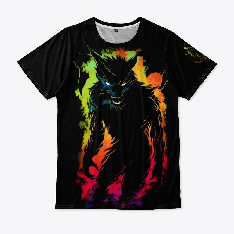 Nocturnal Revenge Werewolf Silhouette 
