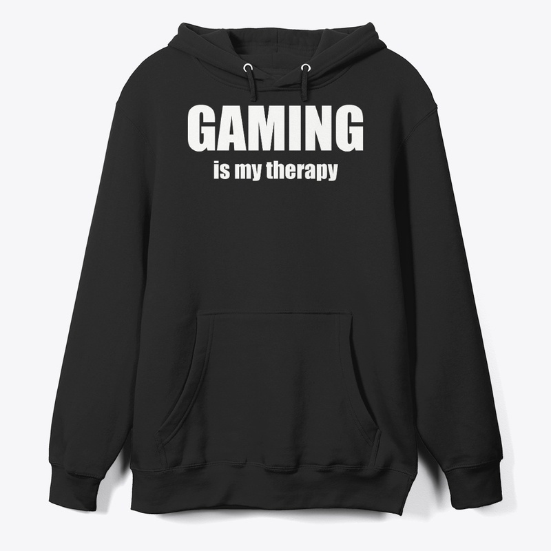 Gaming is my therapy - White letters