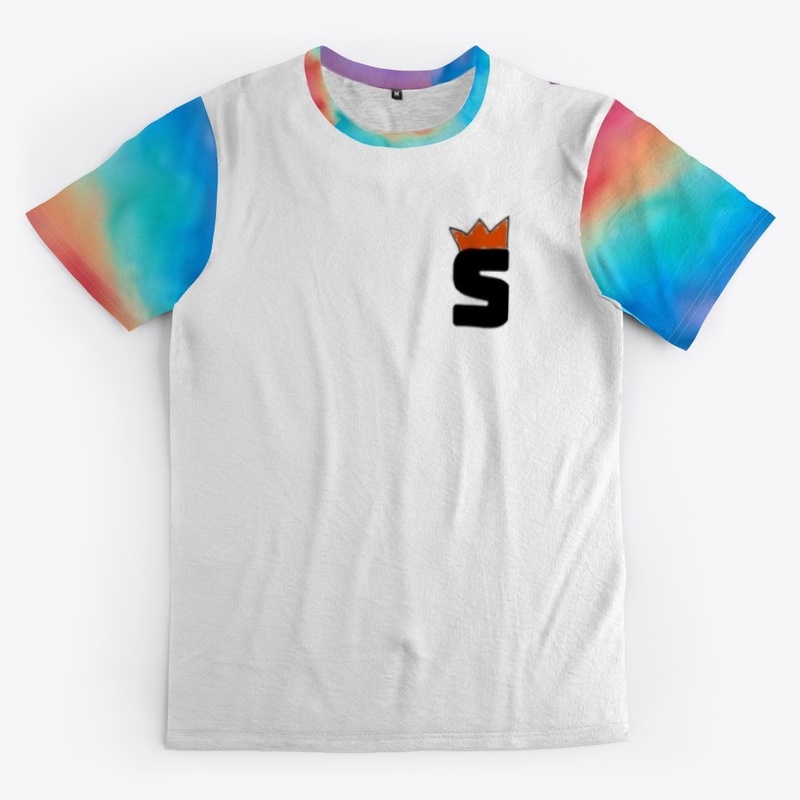   crown S tie dye  tshirt 
