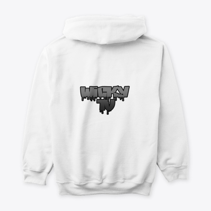  WickyTv Hoodie - Grey/Black