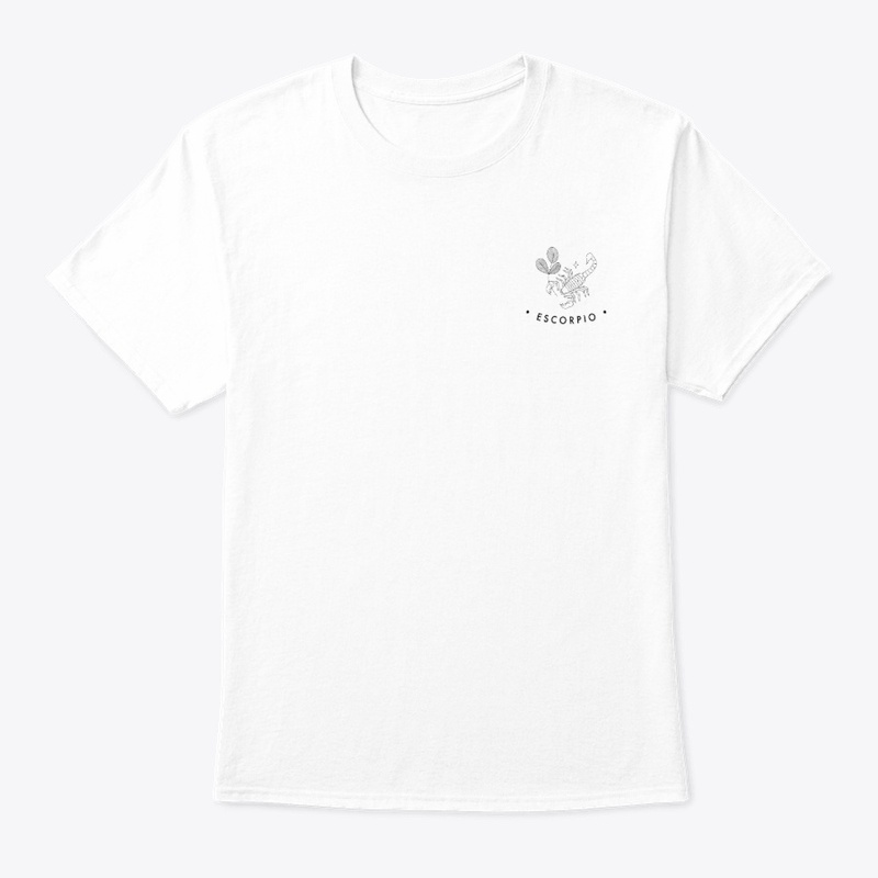 Escorpio White Unisex T-shirt
