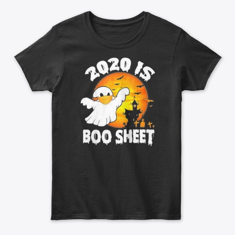 2020 Is Boo Sheet Halloween Ghost
