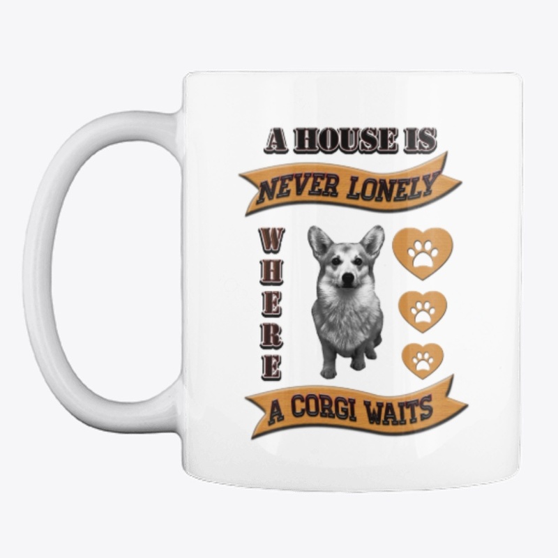 A house where a corgi waits