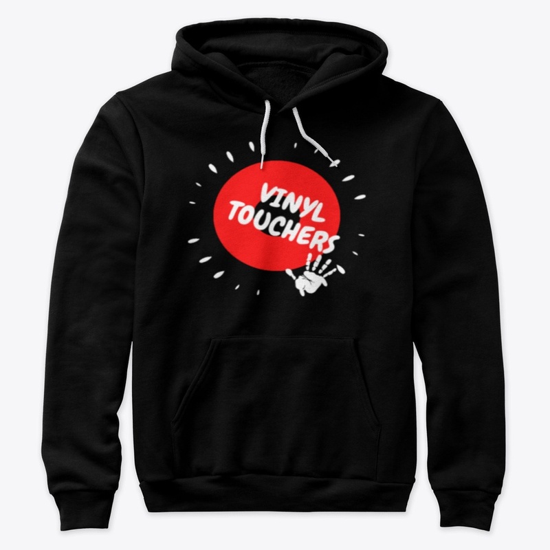 Hip Hop DJ Tees Vinyl Touchers black