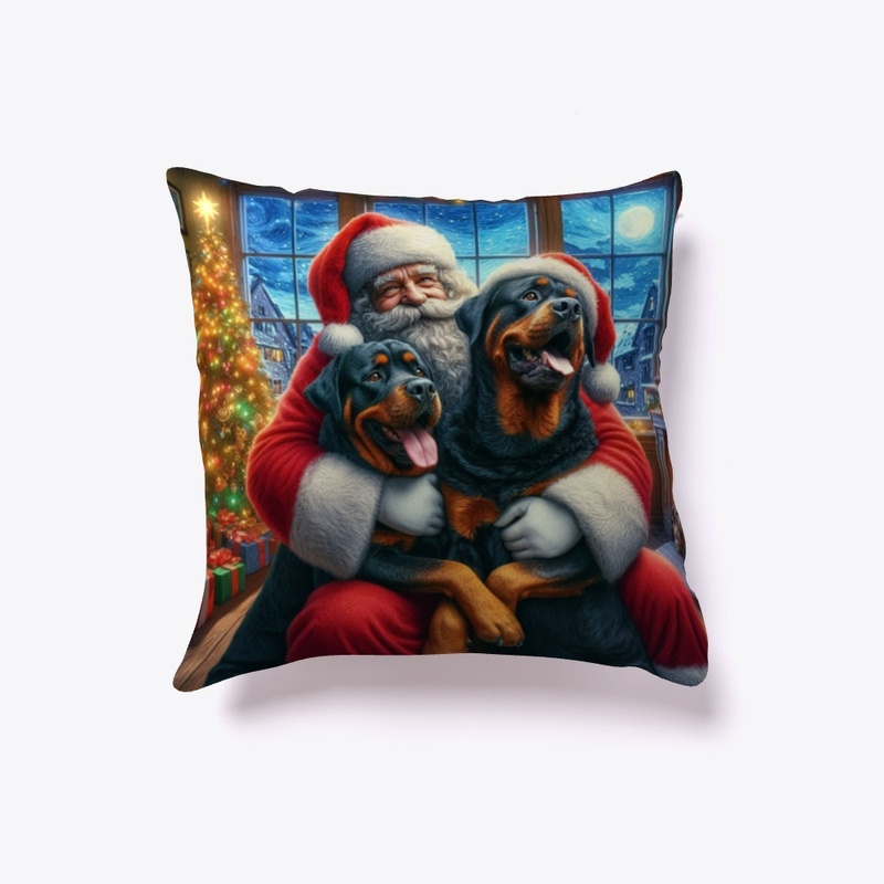 Rottweilers and Santa