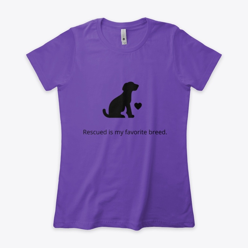 Rescued is My Favorite Breed-Dog-BF-Tee