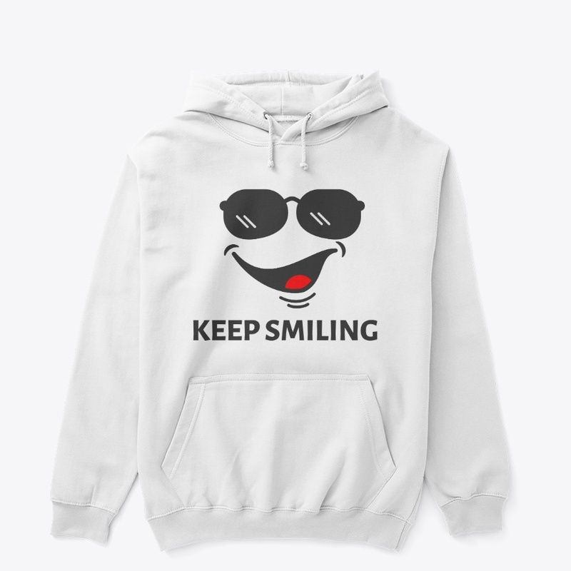 Keep On Smiling tshirt  in White