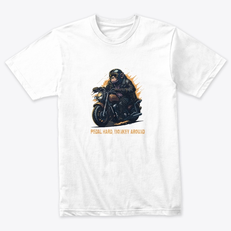  Cool Monkey ,pedal hard, Funny Animal 