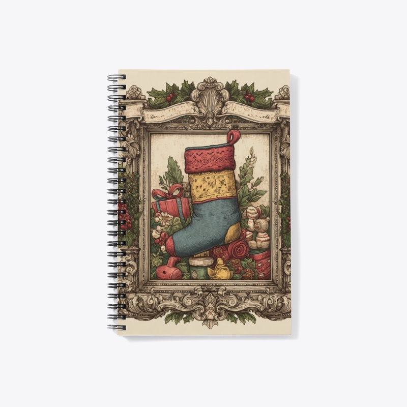 Christmas Stocking Full of Gifts Frame