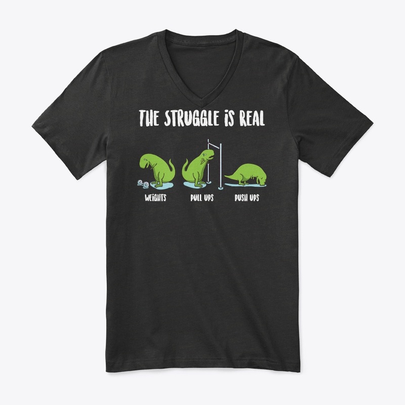 Dinosaur Gym Lover Gift Struggle Is Real