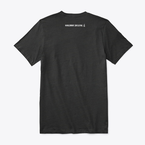 Consulting Trumps Banking Black T-Shirt Back