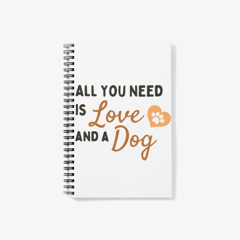 "Love and a Dog" Custom Graphic Tee