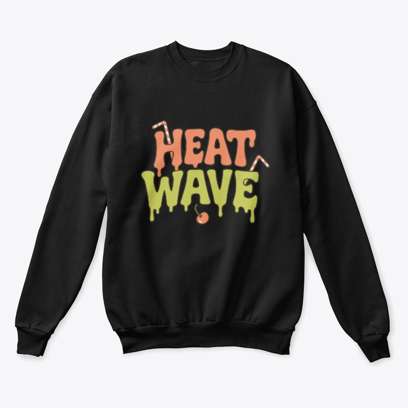 Drippy Retro "Heat Wave" Summer Graphic