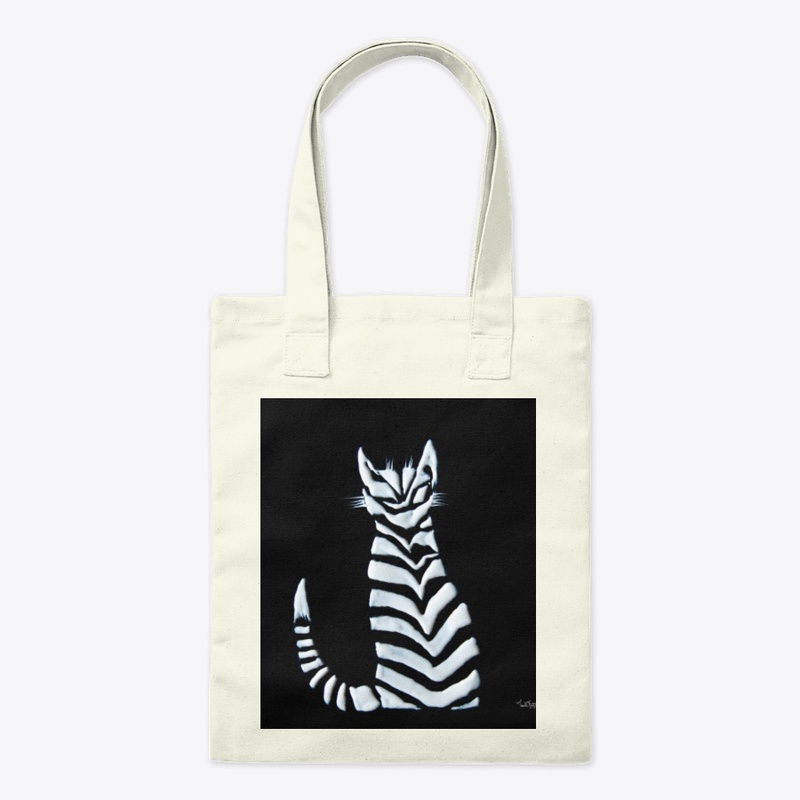 Black&amp; White Striped Cat