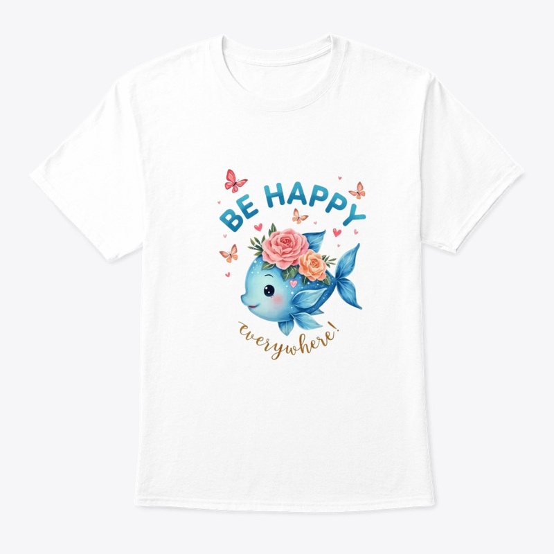 sea fish in blue and crystal