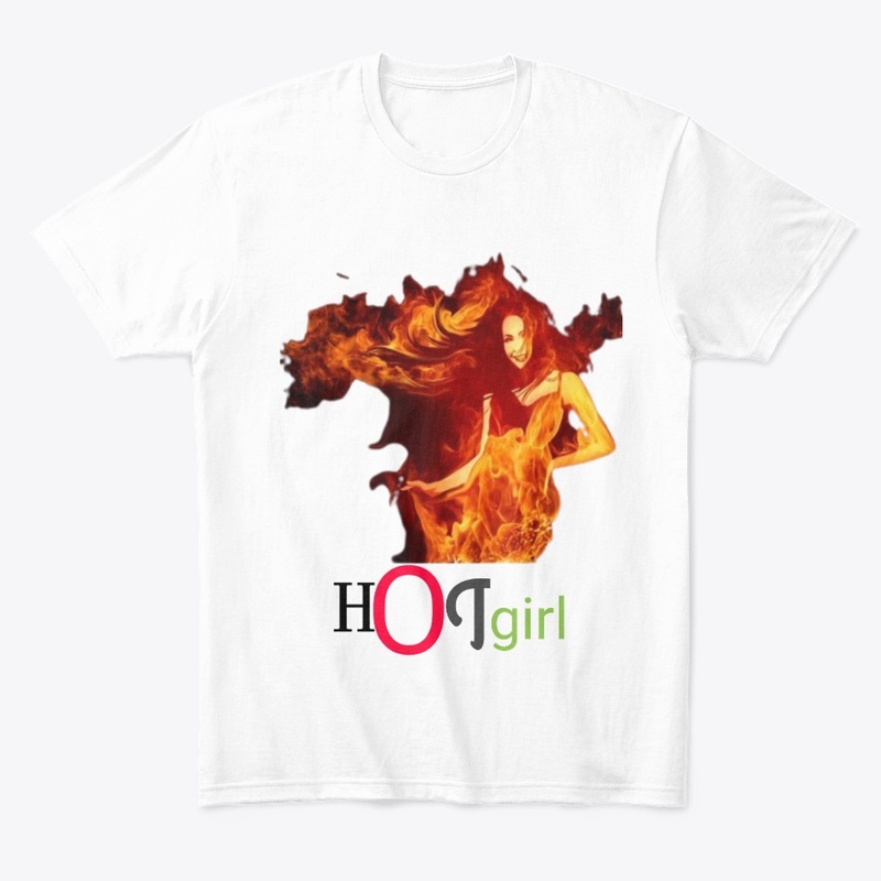 Hot gril T-Shirt fashion stylist 