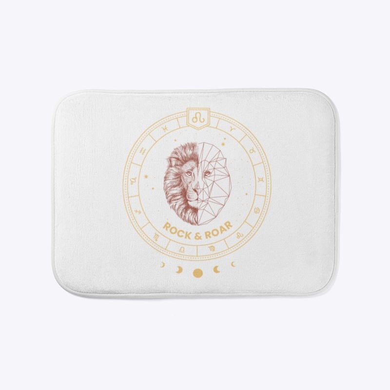 Leo Rock and Roar Bath Mat