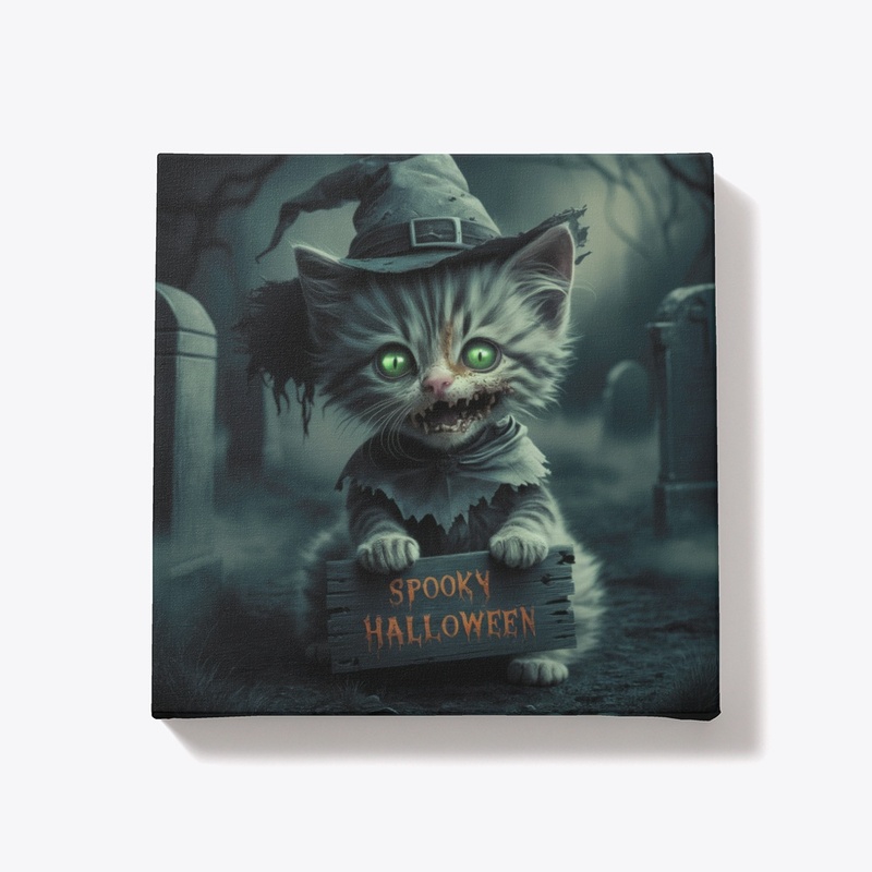 Halloween Cat Art: Spooky Vibes
