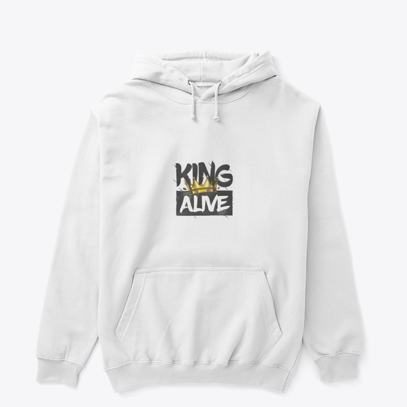 king alive styled text clothing