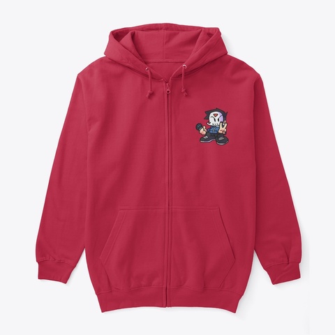 H2odelirious Merch Deep Red T-Shirt Front