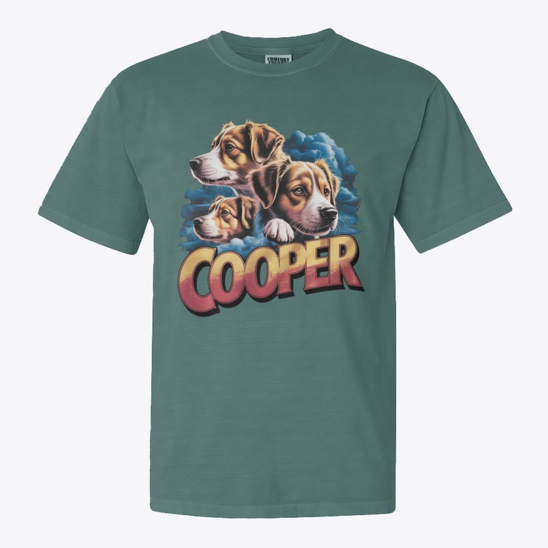 Cooper Beagle Trio Cinematic Dog Tee