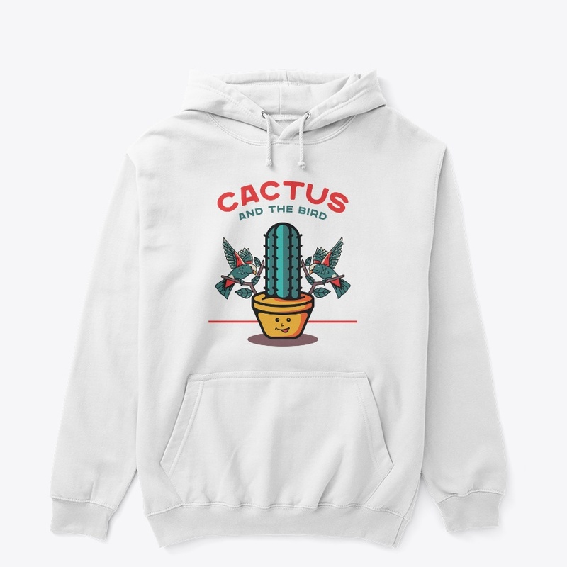 Cactus and The Bird T- shirt Design