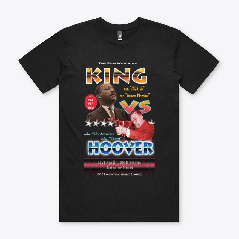 MLK vs FBI 90s Boxing Fight  Night Tee