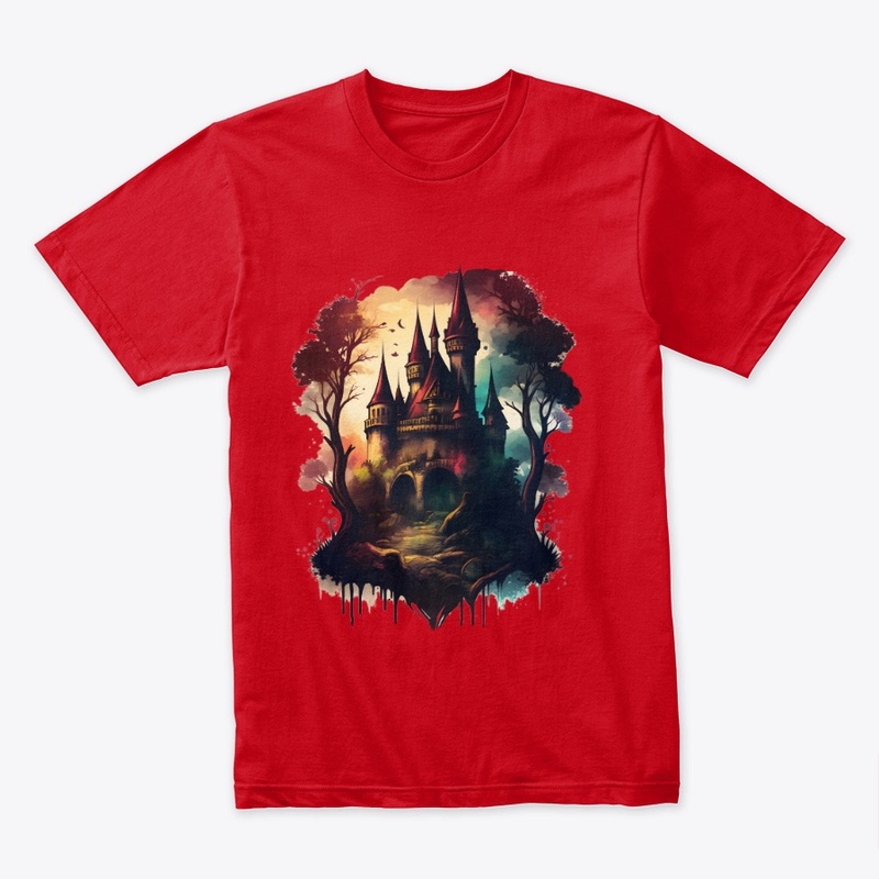 Castle fairy tale fortress secret forest