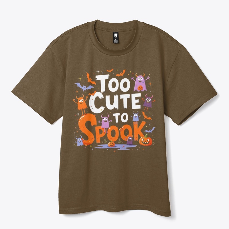 Too Cute to Spook Adorable Halloween Tee