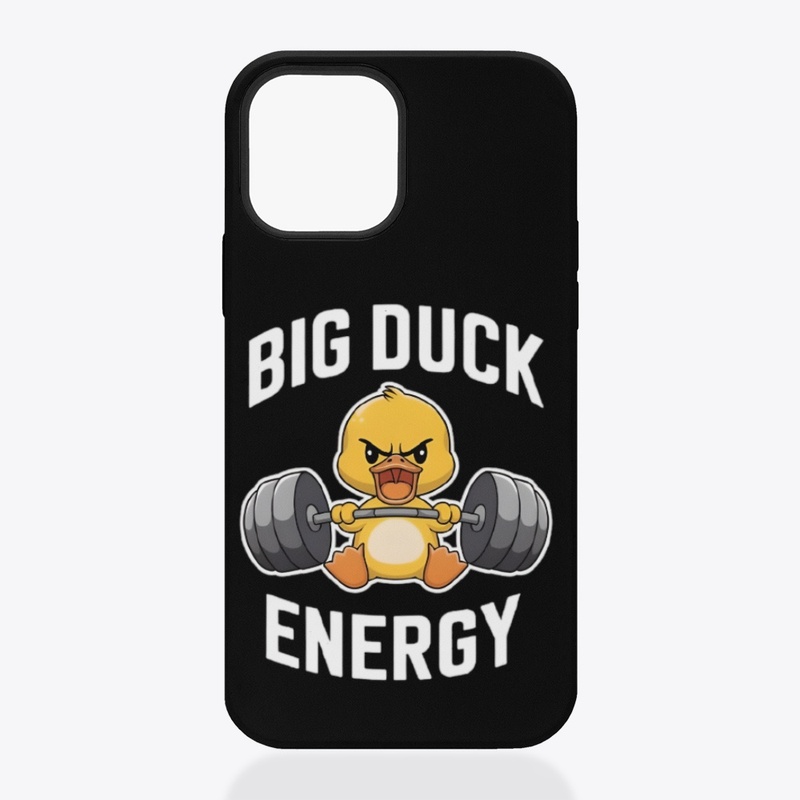Cute Weightlifting Duck Design