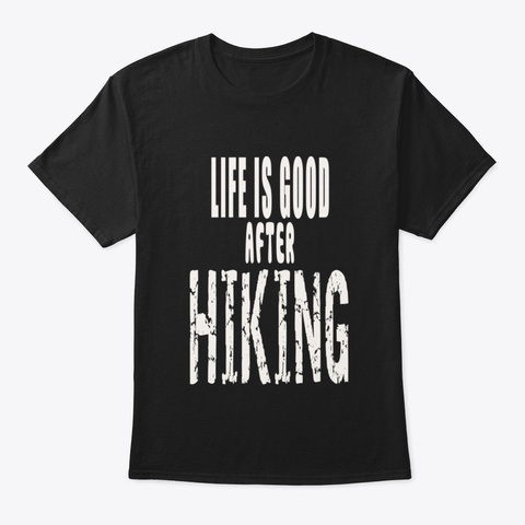 Hiking Dbu8g Black T-Shirt Front