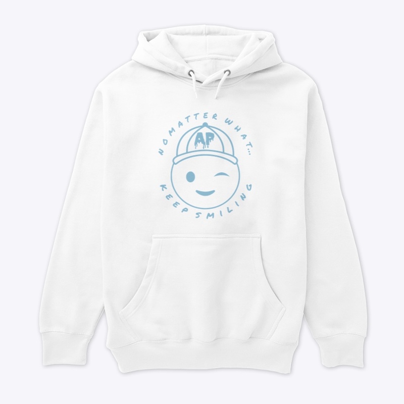No Matter What…Keep Smiling (Blue) Emoji