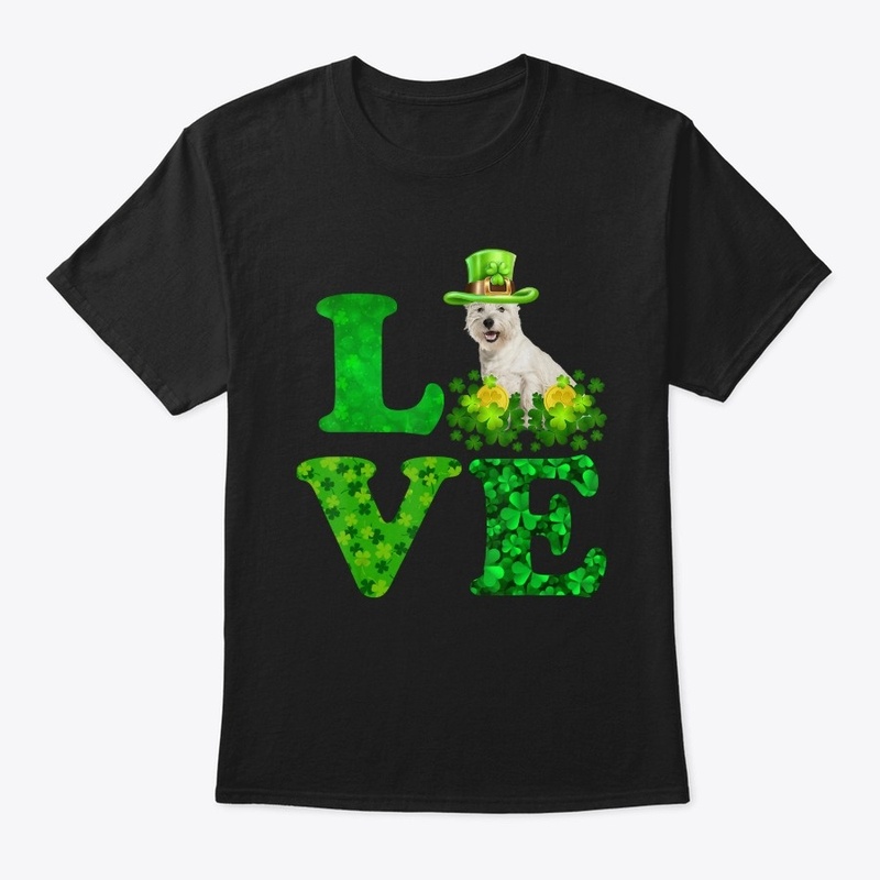 Love Westie St Patricks Day Leprechaun