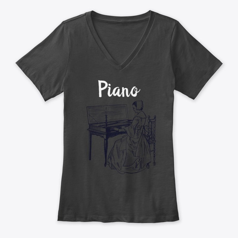 Piano design T-shirt