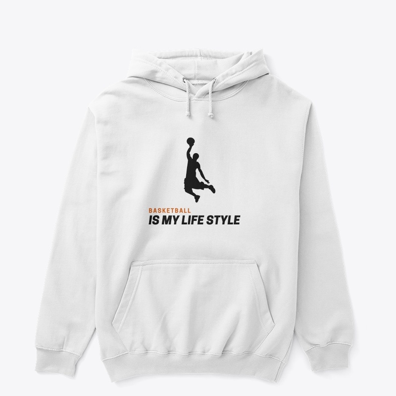 BASKETBALL-IS MY LIFE STYLE Men's Hoodie