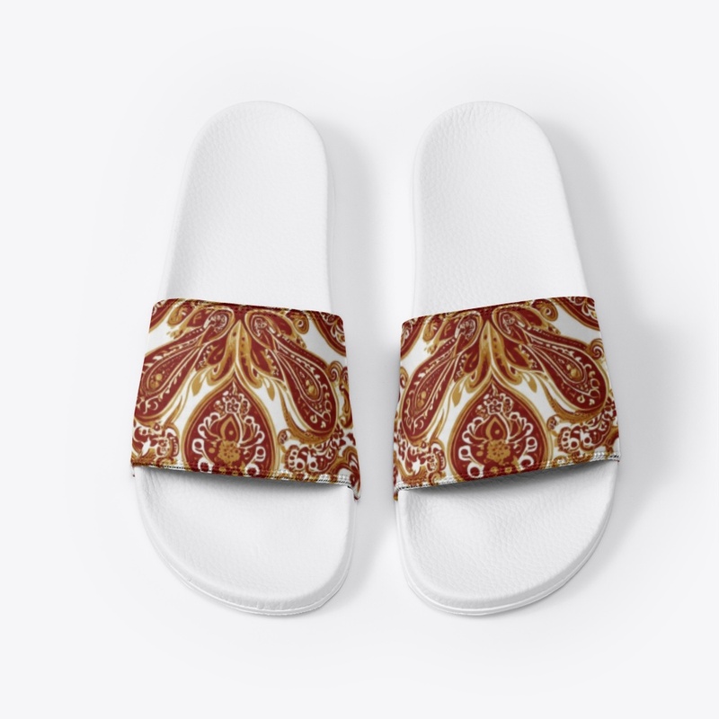 KCizzle Red Paisly Print Collection