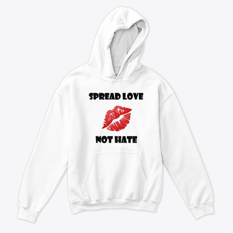 Spread Love Not Hate Kiss Emoji 1