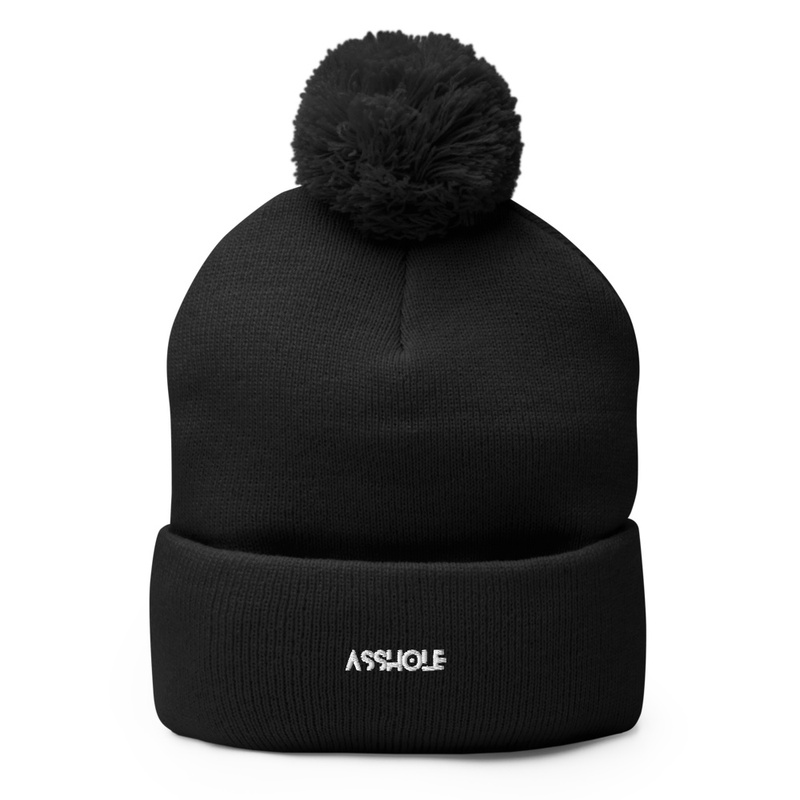 Asshole Pom Pom Hat