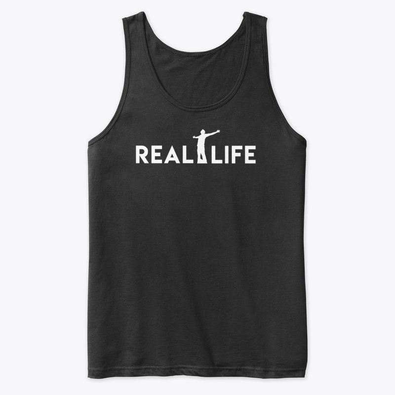 Men Top Basic White Logo