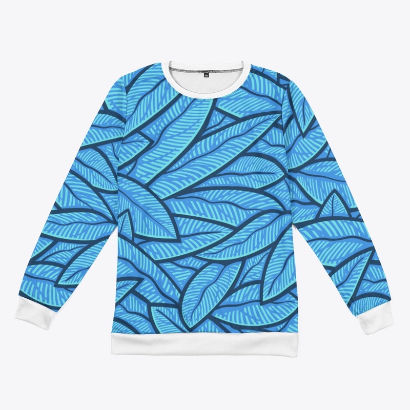 Tea Leafs Blue