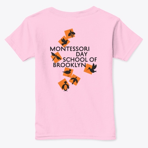 Hummingbirds Specific Items Light Pink  T-Shirt Back