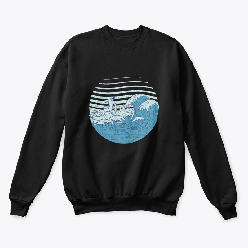 Surfing Riding Waves 