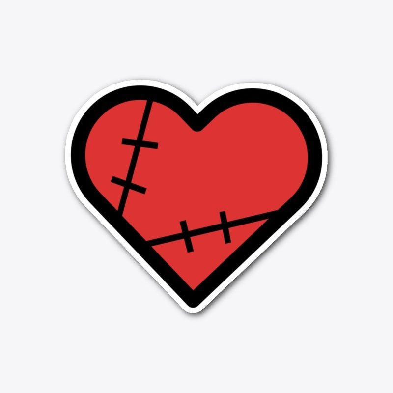 Valentine's Day or Not - Stitched Heart