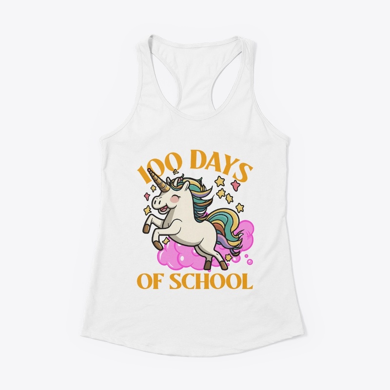 100 days of school brighter Unicorn Tee