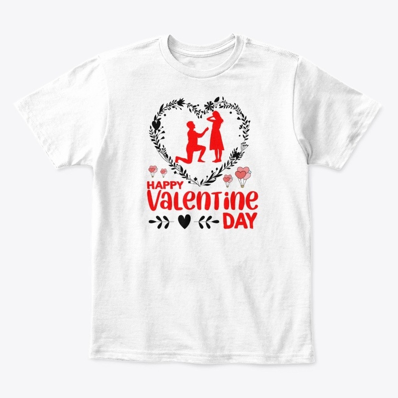 happy valentine day t-shirt