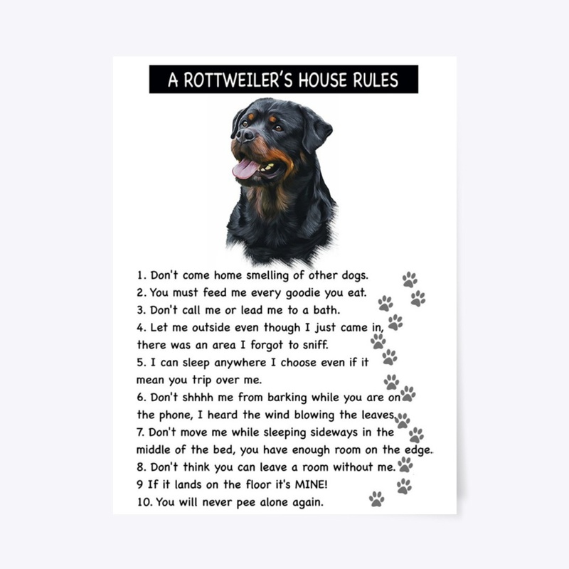 A Rottweiler's House Rules