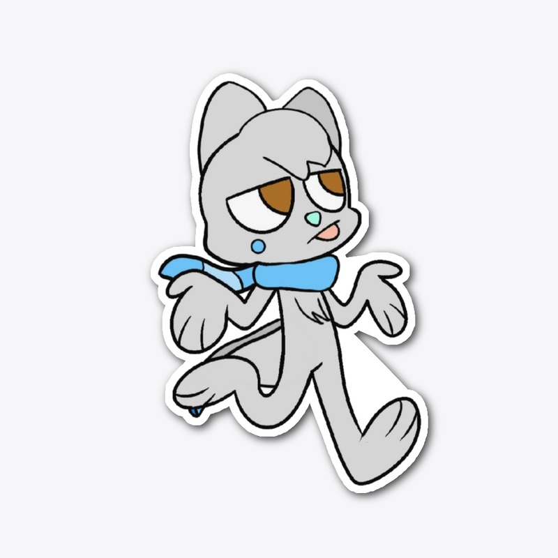 Kid Kitsune "Meh" Sticker