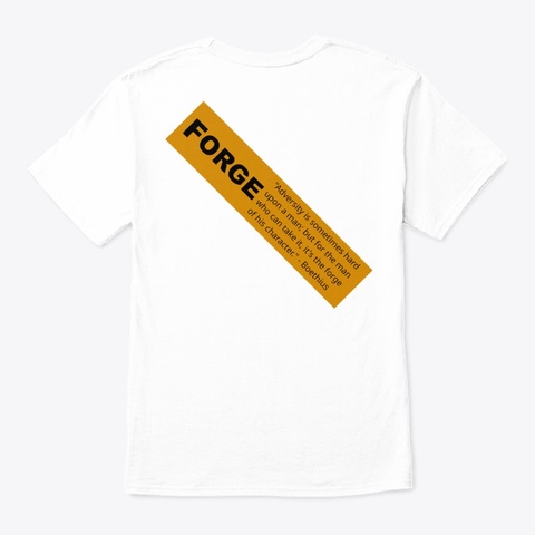 Forge White T-Shirt Back
