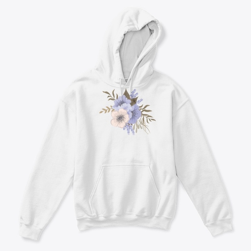 Realistic Blue Flower Design